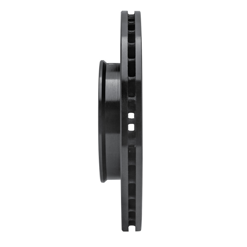 Dodge Attitude Brake Rotor (1) - Front Left - R1 Concepts - Drilled & Slotted - Black - `06-`12